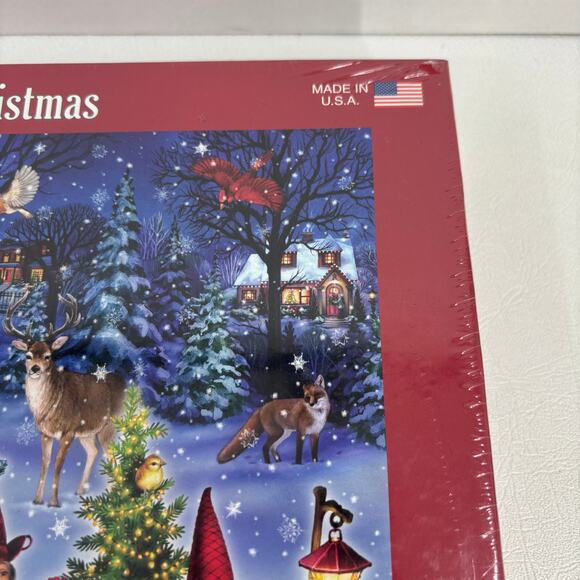 Vermont Going Gnome for Christmas Jigsaw Puzzle 1000 Piece USA Made Sealed New - Picture 5 of 11